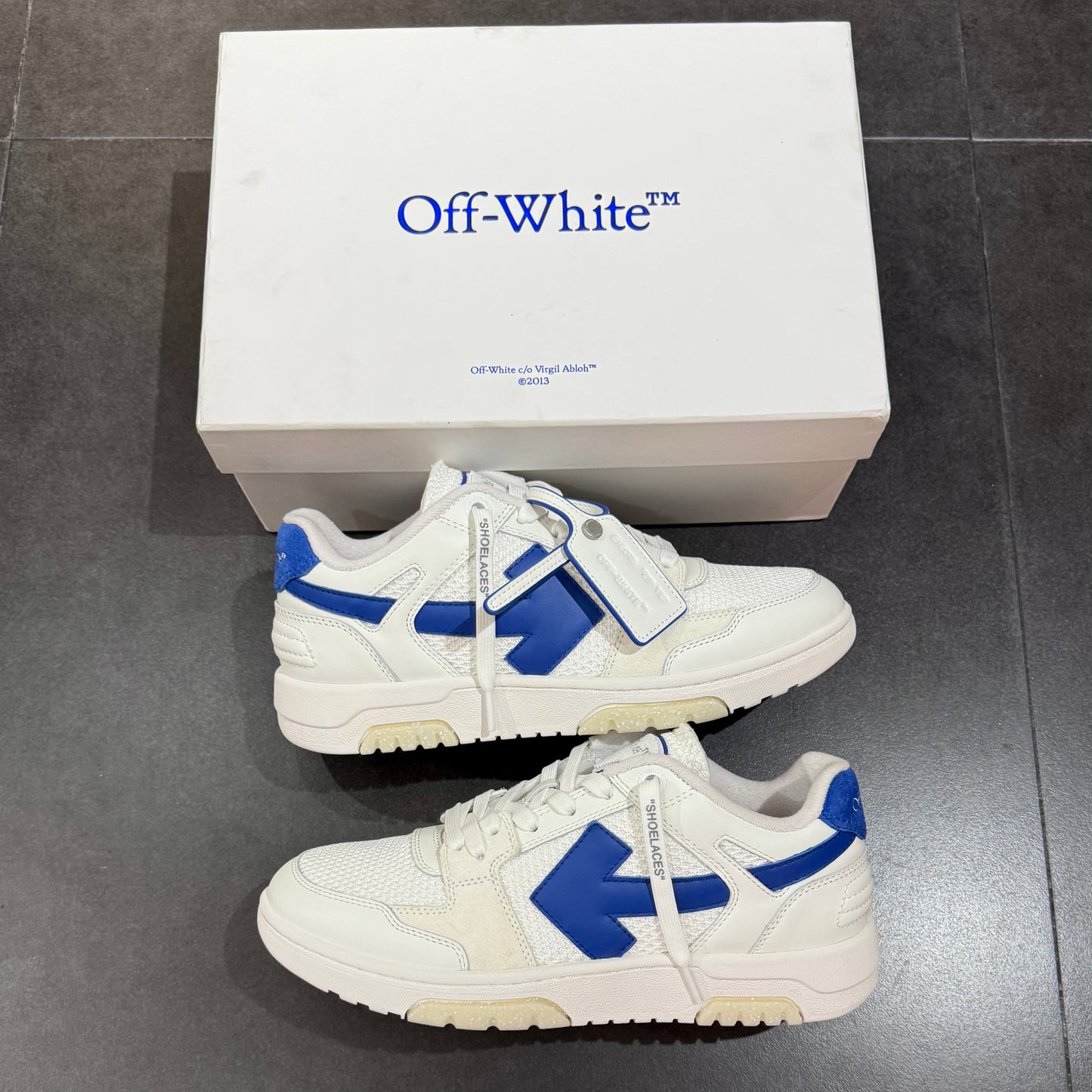 Off White Out Of Office Slim - White & Blue