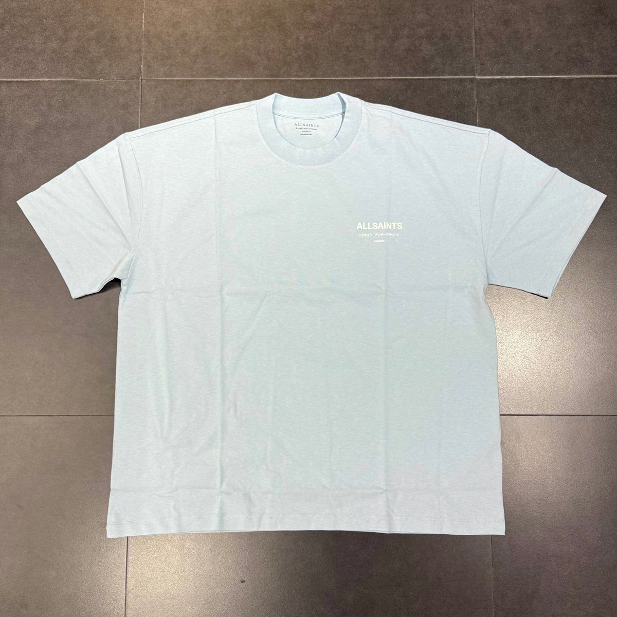 AllSaints Underground Tee - Salton Blue