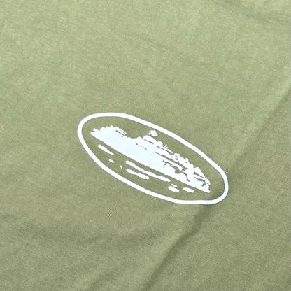 Corteiz Island Puff Print Tee - Olive