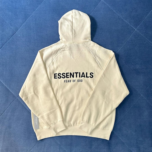 Essentials Hoodie Silicone Boxy SS21 - Buttercream