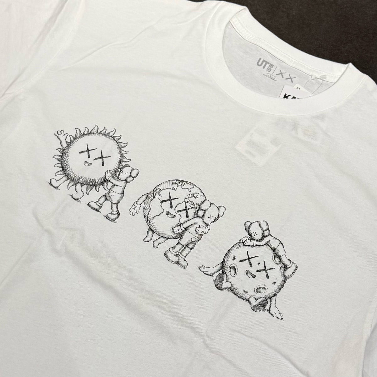 Kaws x Uniqlo Universe Graphic Tee - White