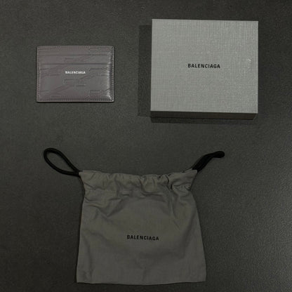 Balenciaga Monogram BB Card Holder - Grey