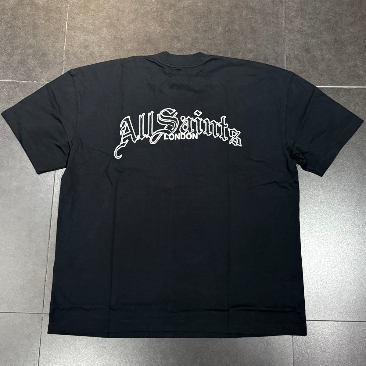 AllSaints Descent Tee - Washed Black