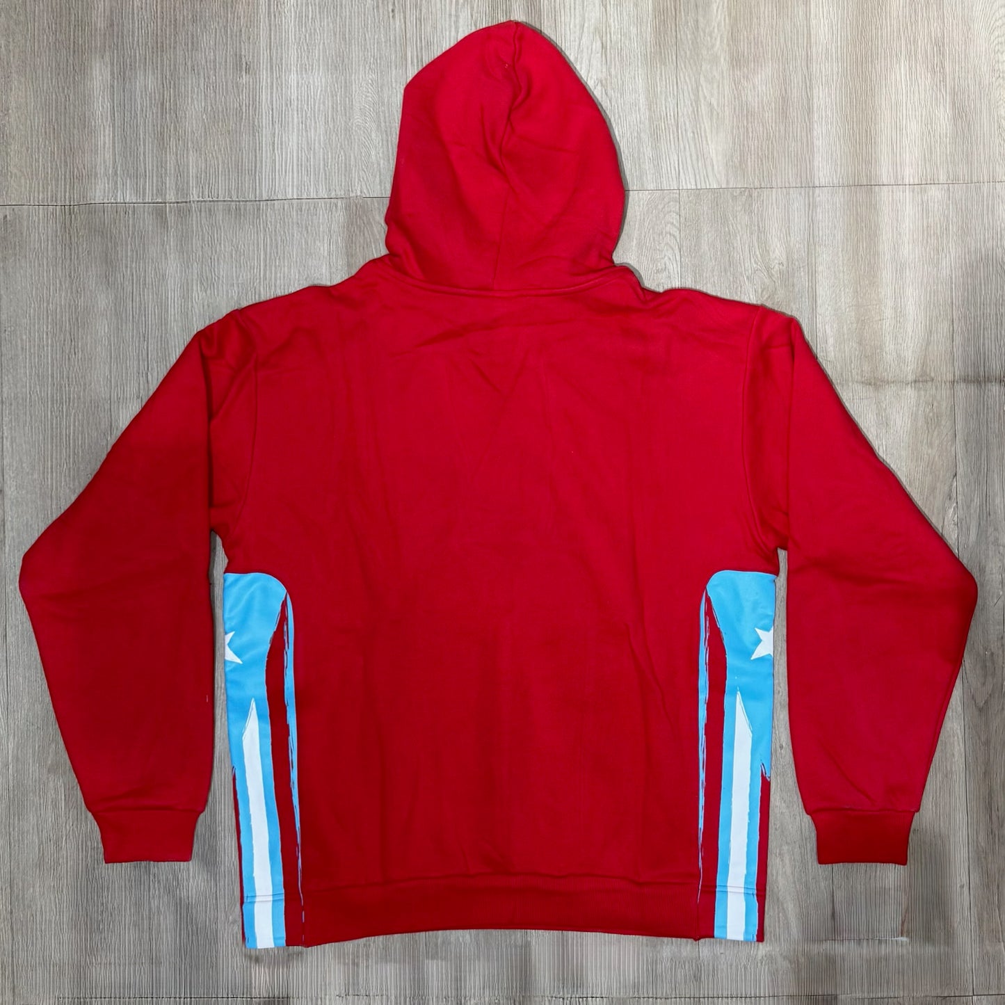 Bad Bunny Merch Puerto Rico Jersey Hoodie - Red