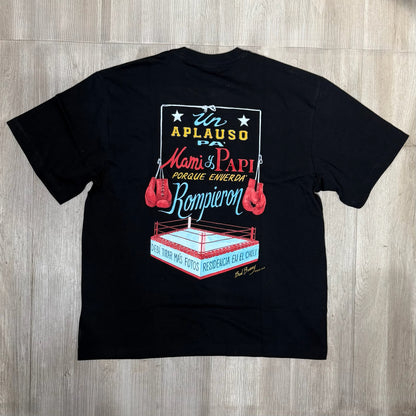 Bad Bunny Merch Boxing Ring Tee - Black