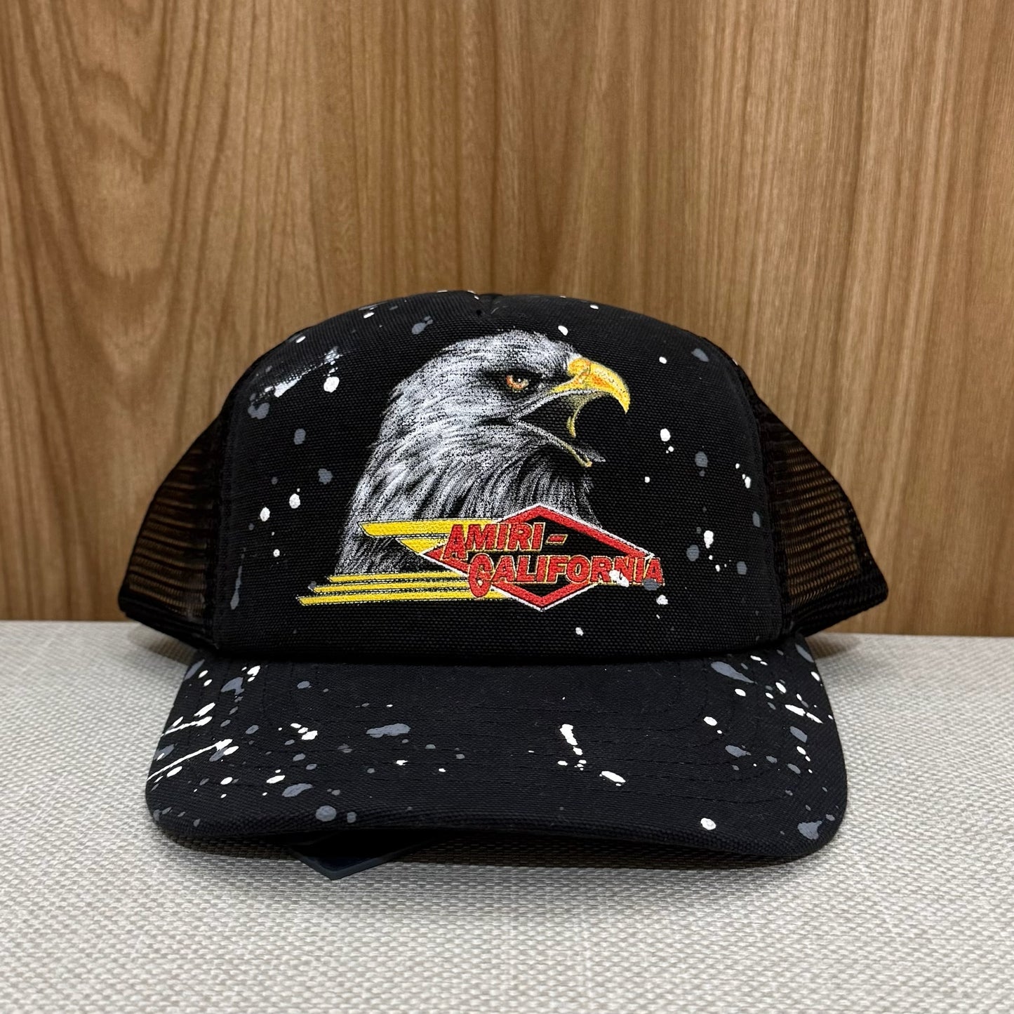 Amiri Vintage Trucker Hat Cotton - Black