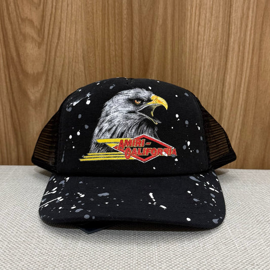Amiri Vintage Trucker Hat Cotton - Black