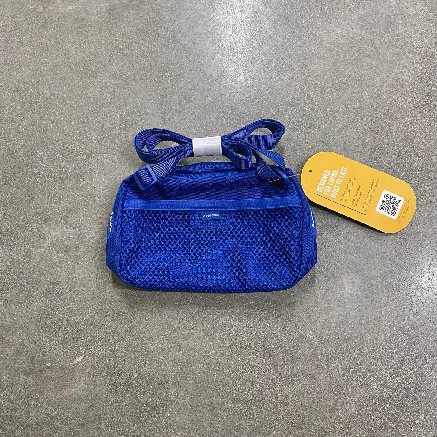 Supreme Mini Side Bag Reflective Stripe - Blue