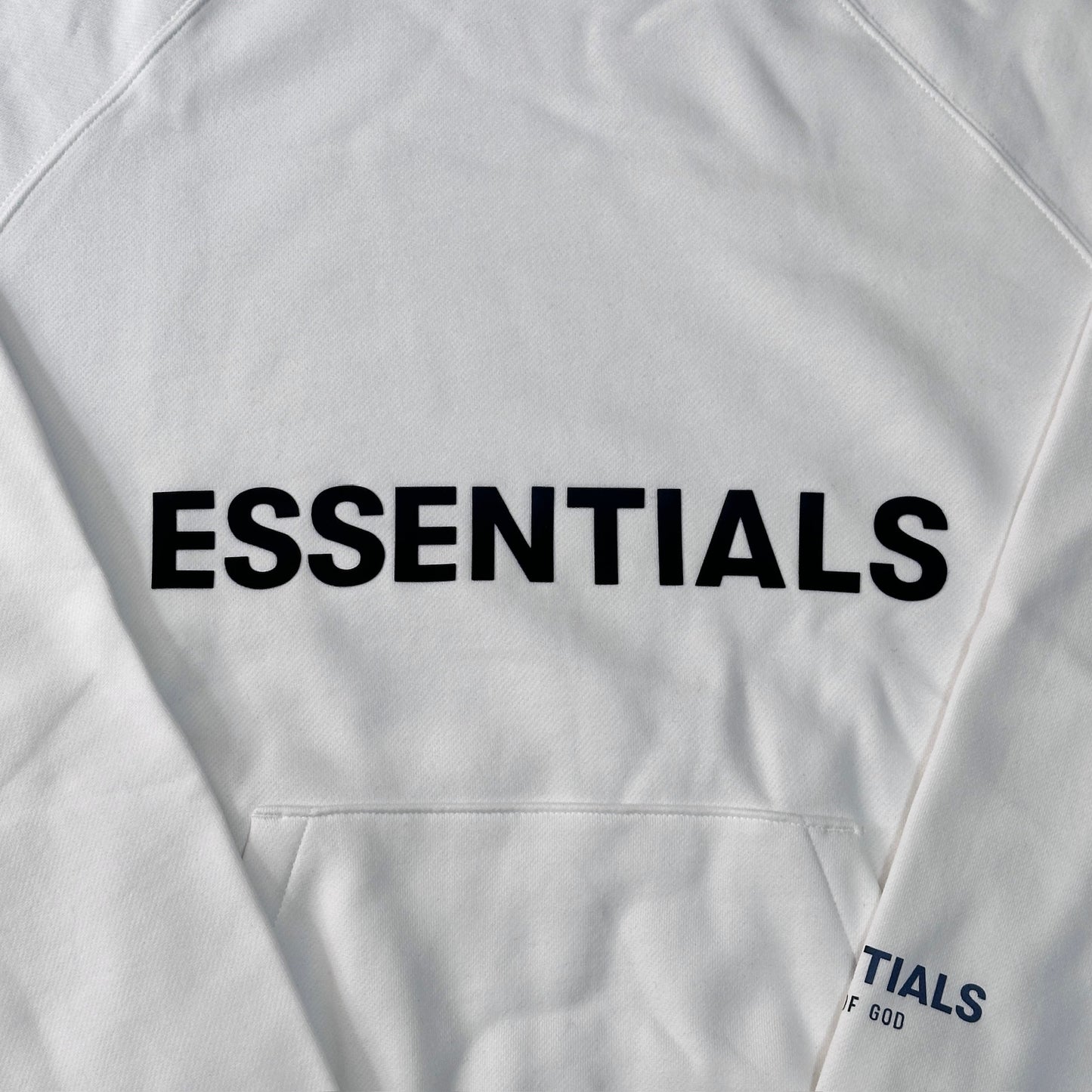 Essentials Hoodie Silicone Boxy - White