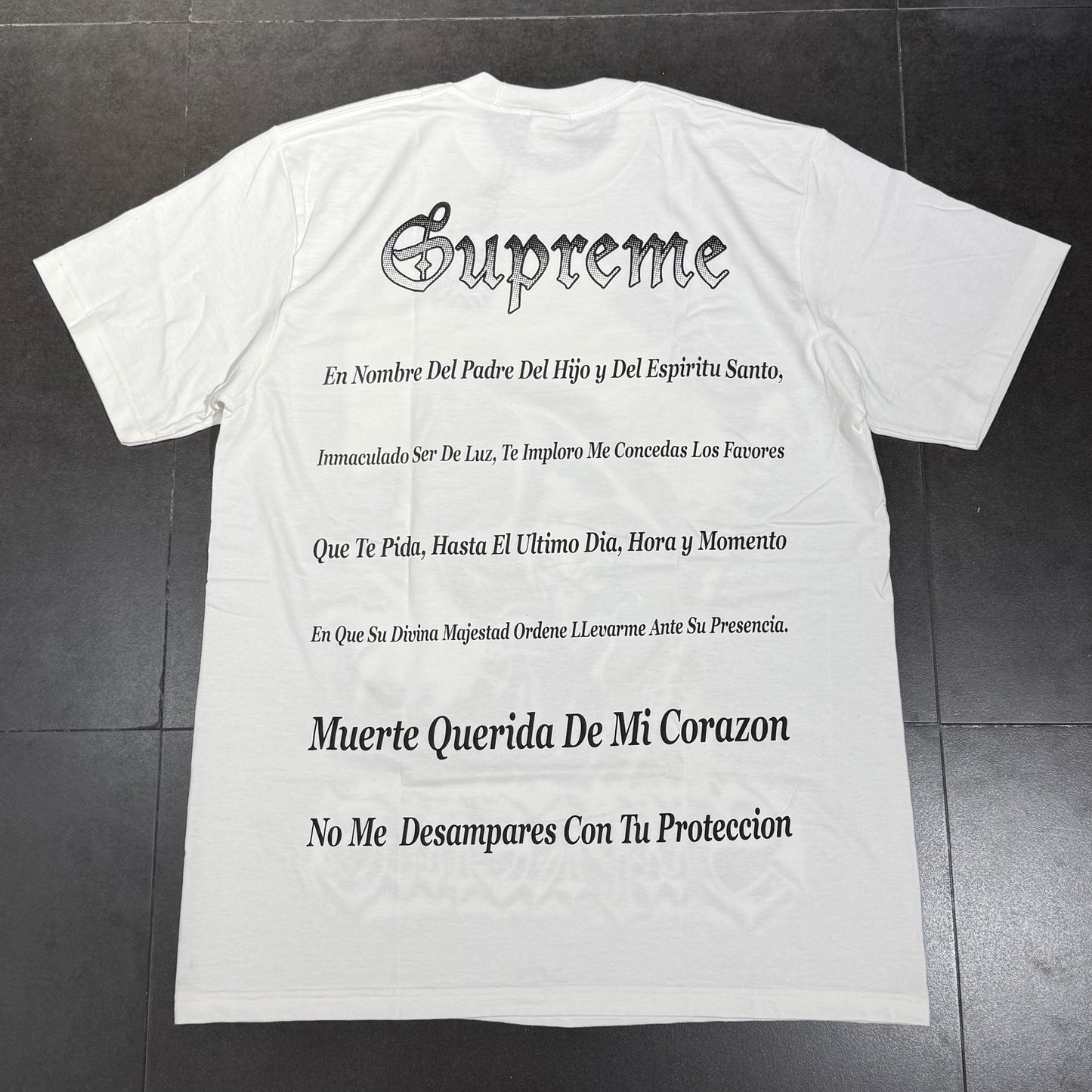 Supreme Grim Reaper  Tee - White