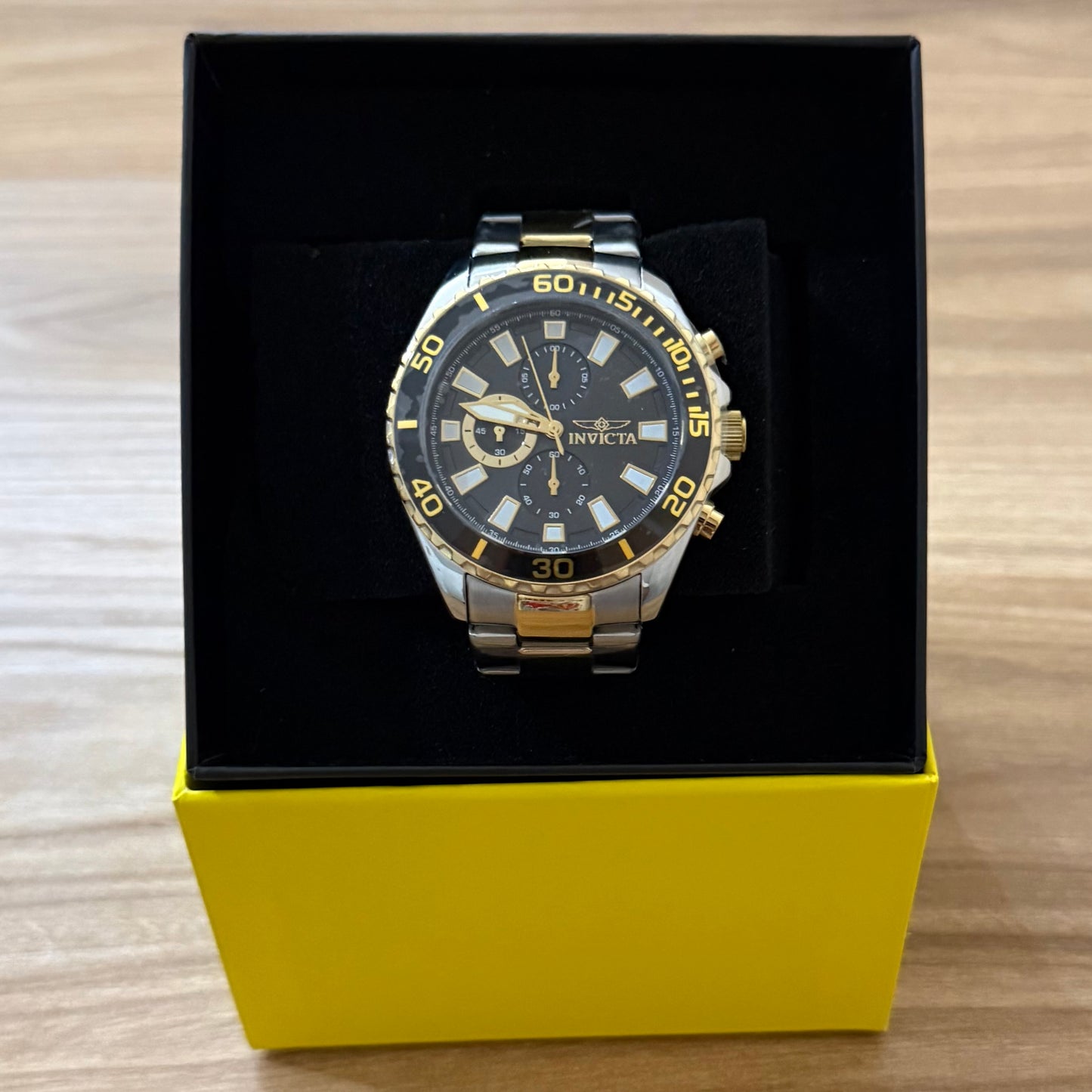 Invicta Pro Driver Watch 46mm - Gold & Grey