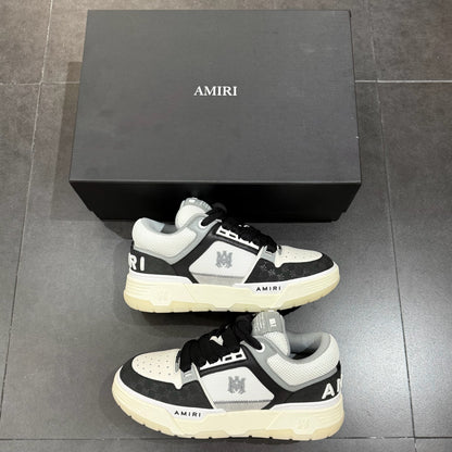 Amiri MA-1 Quad Debossed Nubuck - Black & White