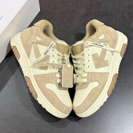 Off White Out Of Office - Beige & Brown