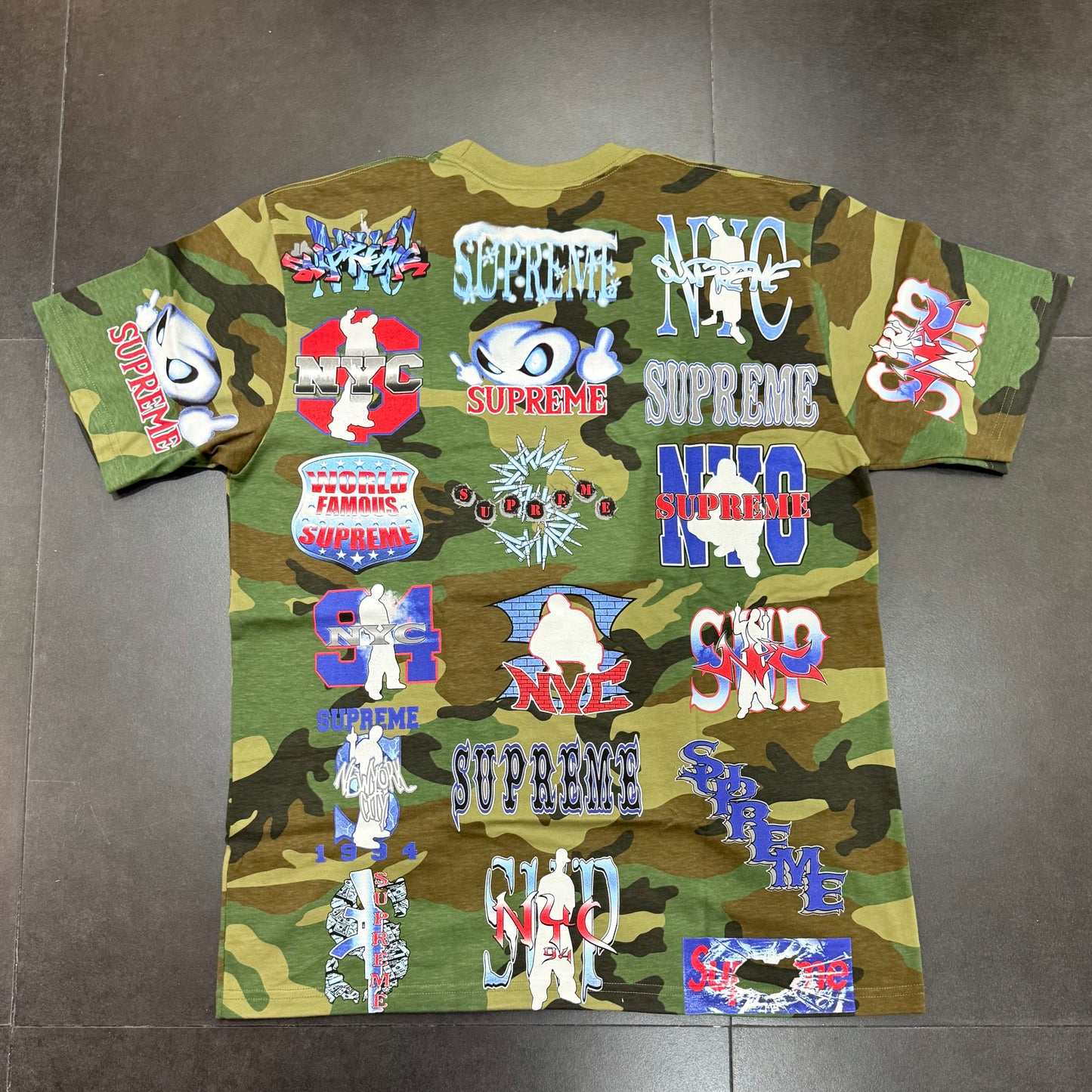 Supreme Flash Tee - Woodland Camo