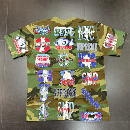 Supreme Flash Tee - Woodland Camo