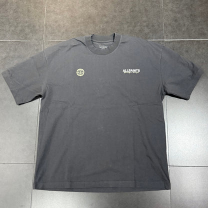 AllSaints Emblem Tee - Washed Black
