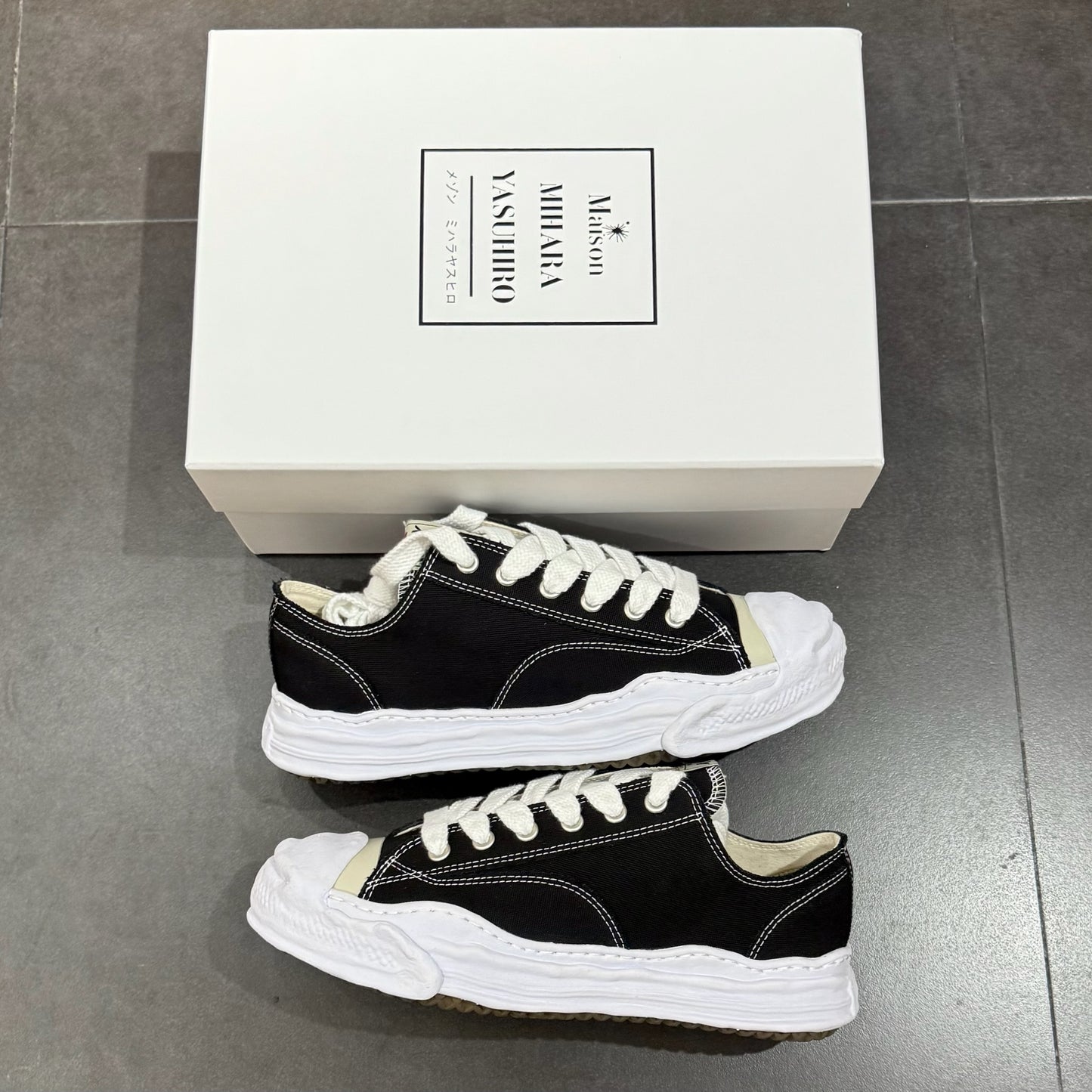 Maison Mihara Yasuhiro Hank OG Sole Canvas Low - Black