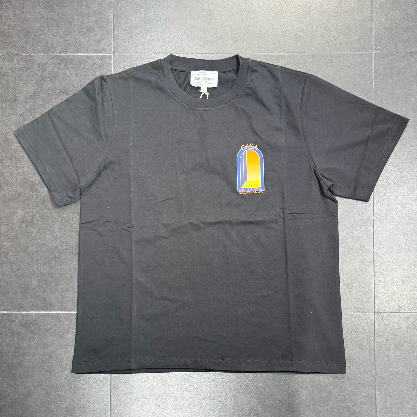 Casablanca L'Arche De Nuit Printed Tee - Black