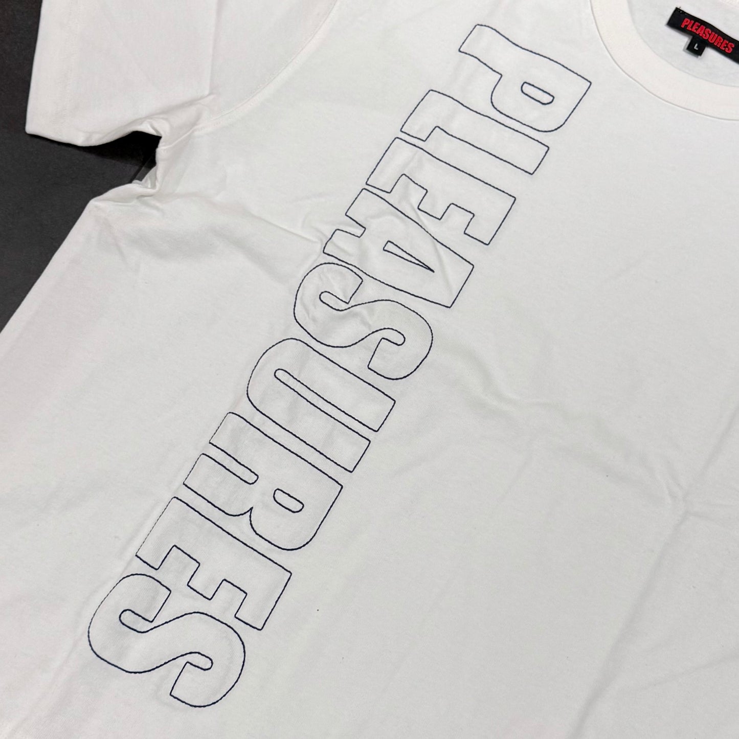 Pleasures Outline Heavyweight Shirt - White