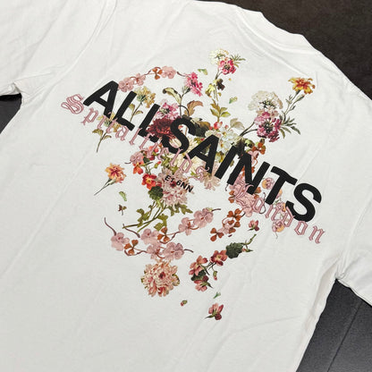AllSaints Valen Tee - Ashen White