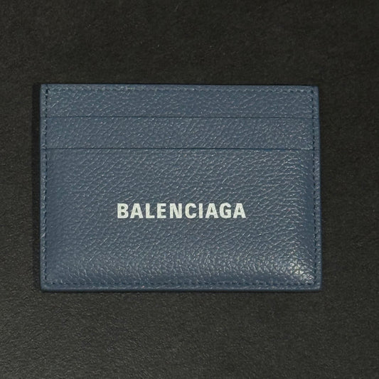 Balenciaga Logo Card Holder - Blue