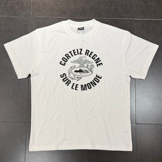 Corteiz Regne Sur Le Monde Tee - White