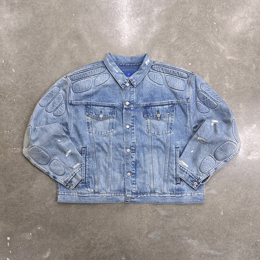 Yeezy x GAP x Balenciaga Padded Denim Jacket - Blue