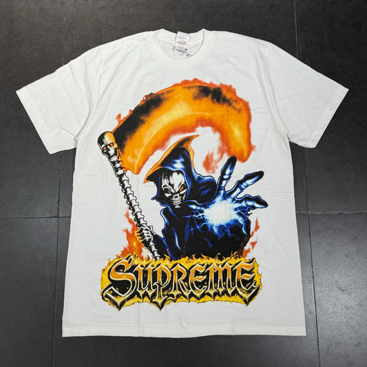 Supreme Grim Reaper  Tee - White