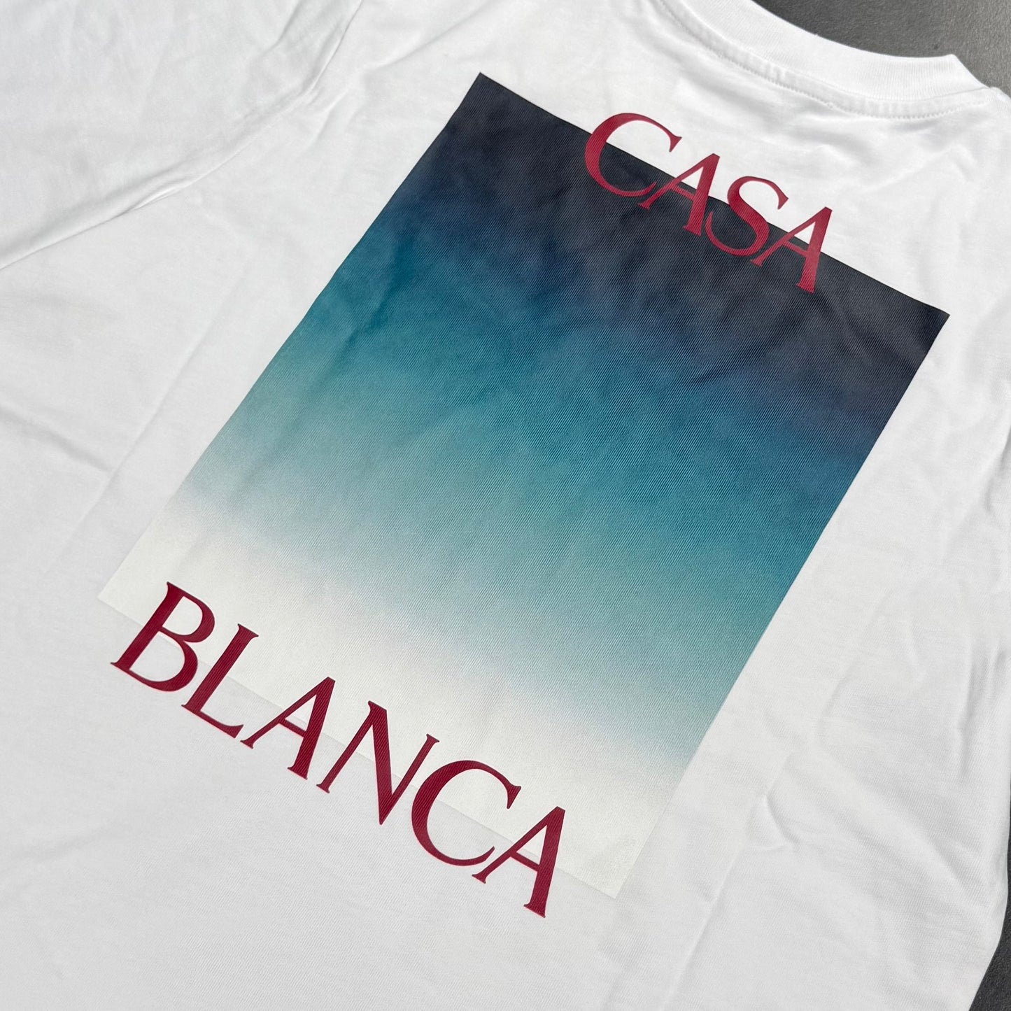 Casablanca Degradado Tee - White