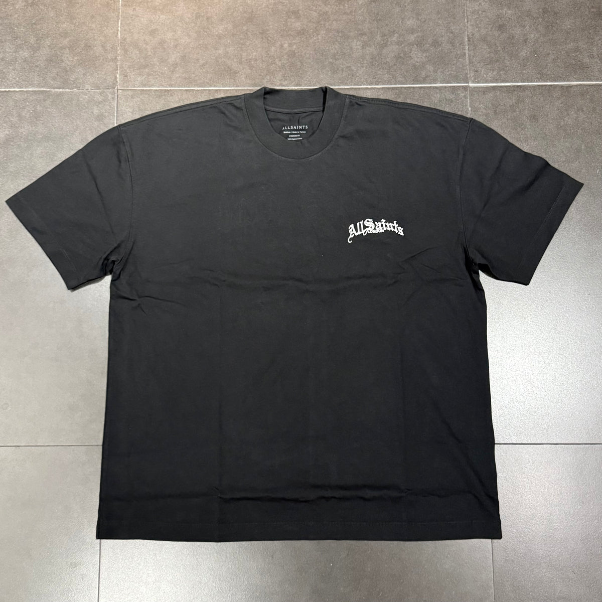 AllSaints Descent Tee - Washed Black