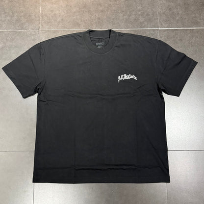 AllSaints Descent Tee - Washed Black