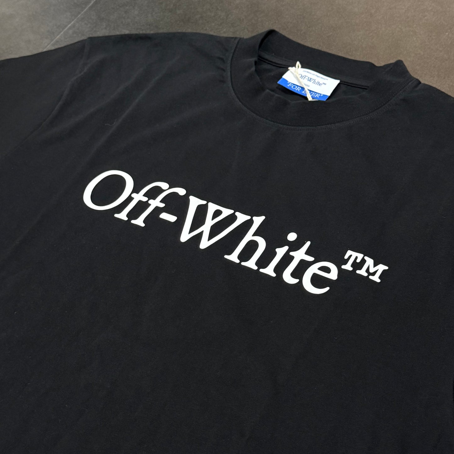 Off White Big Bookish Tee - Black