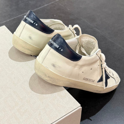 Golden Goose Super-Star - Beige Night Blue