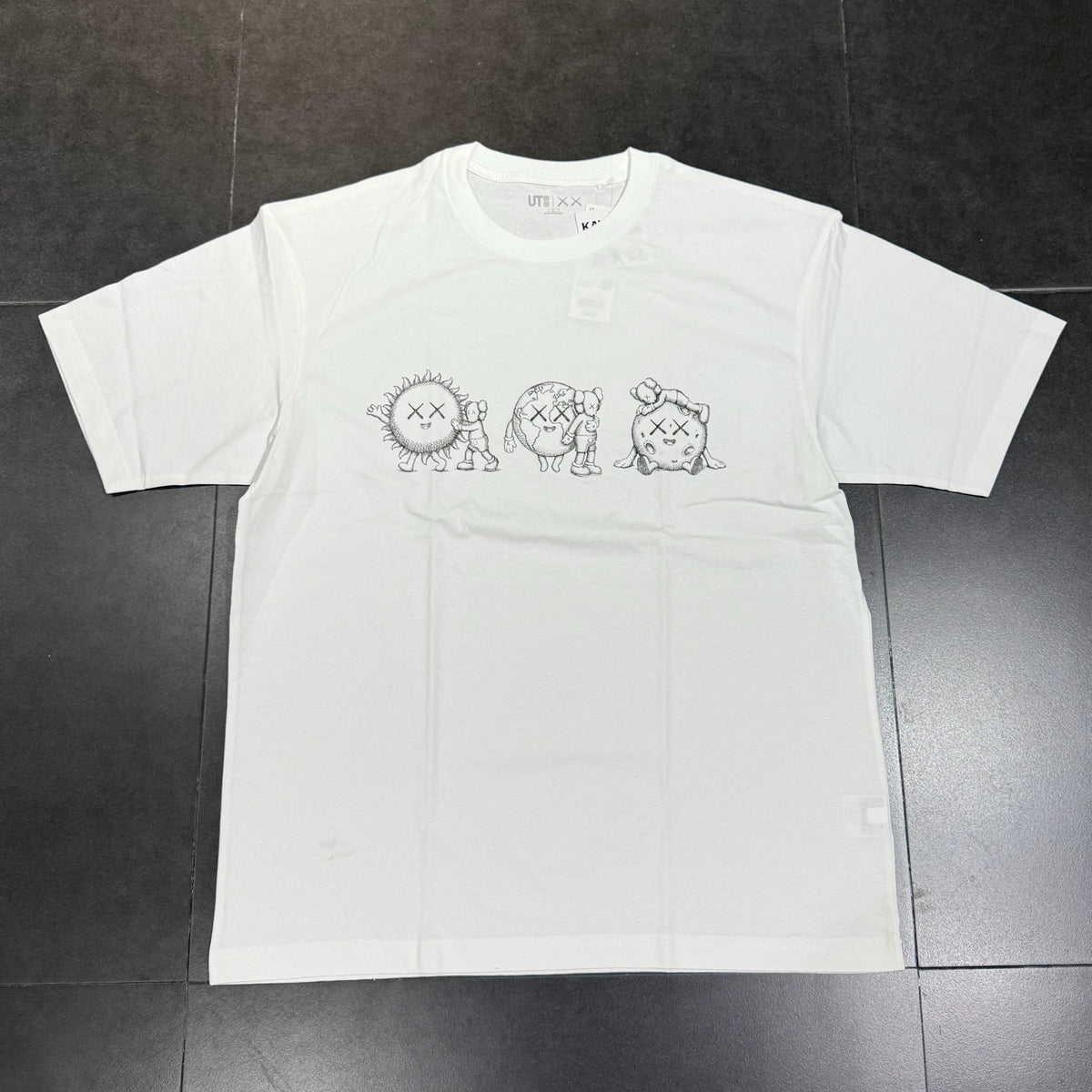 Kaws x Uniqlo Universe Graphic Tee - White