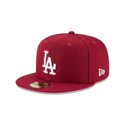 Gorra New Era MLB Los Angeles Dodgers 59Fifty Basic Cardinal