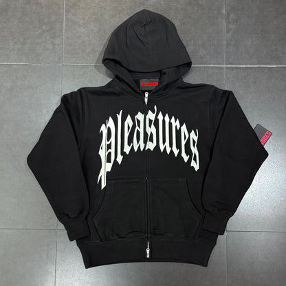 Pleasures Twitch Zip Hoodie - Black