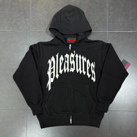 Pleasures Twitch Zip Hoodie - Black