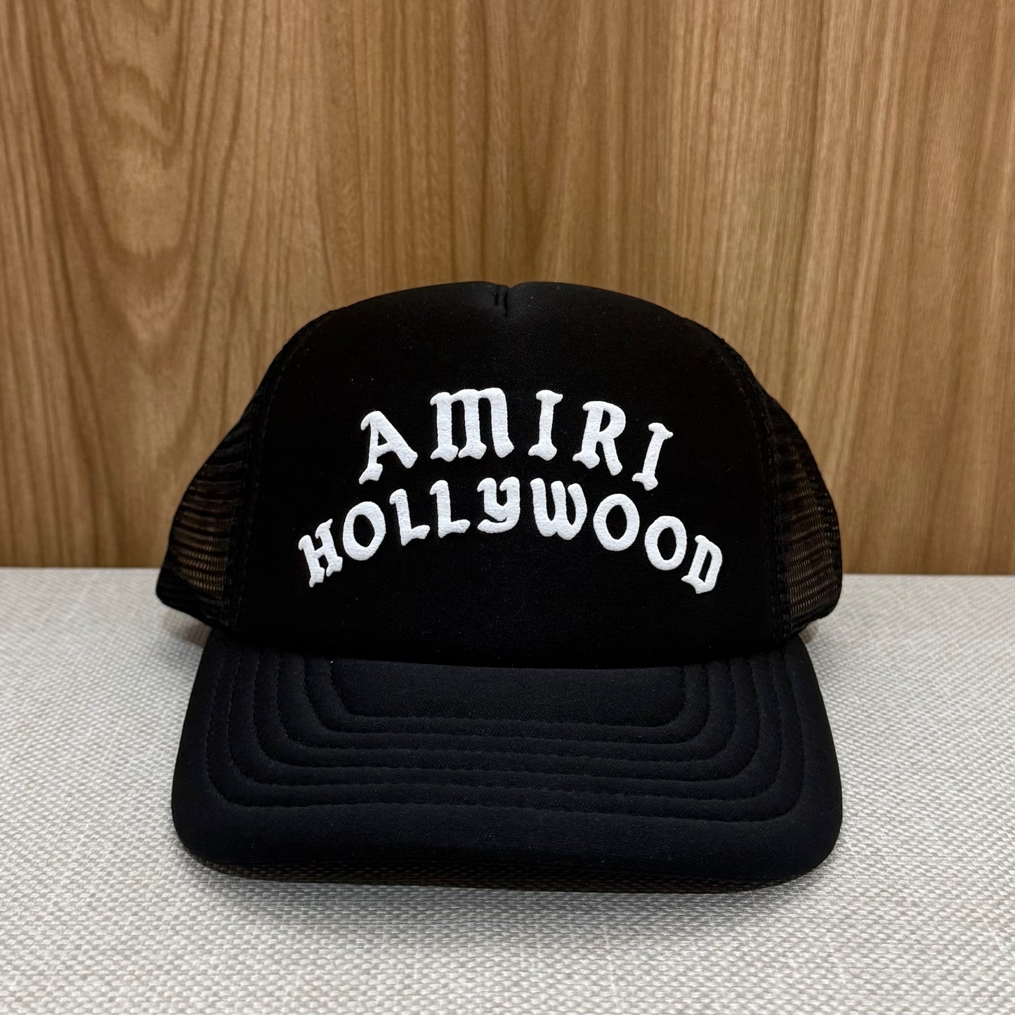Amiri Hollywood Trucker Hat Cotton - Black