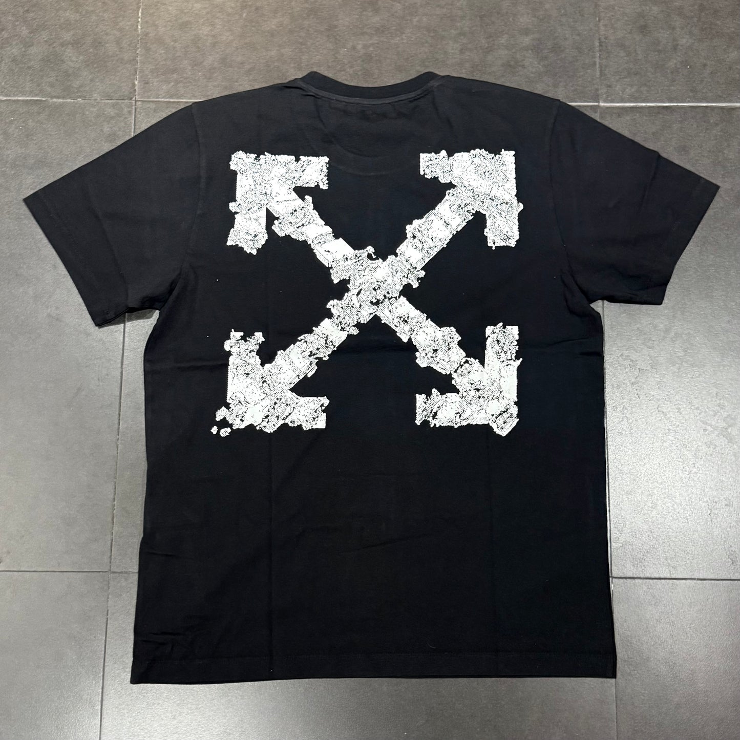 Off White Heraldic Arrow Tee - Black