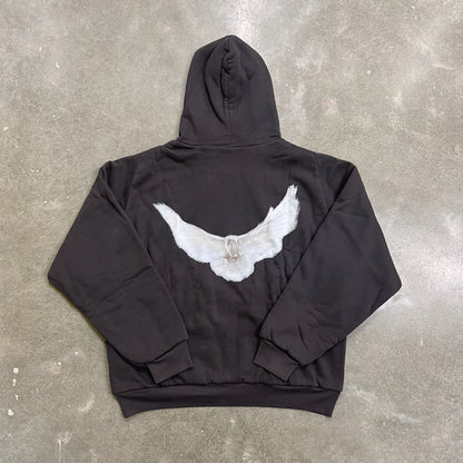 Yeezy x Gap x Balenciaga Dove Shrunken Hoodie - Black