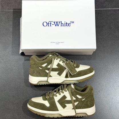 Off White Out Of Office Suede - Khaki