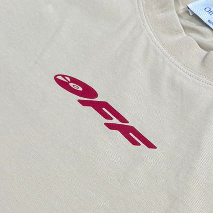 Off White Hi Vinyl Skate Tee - Beige