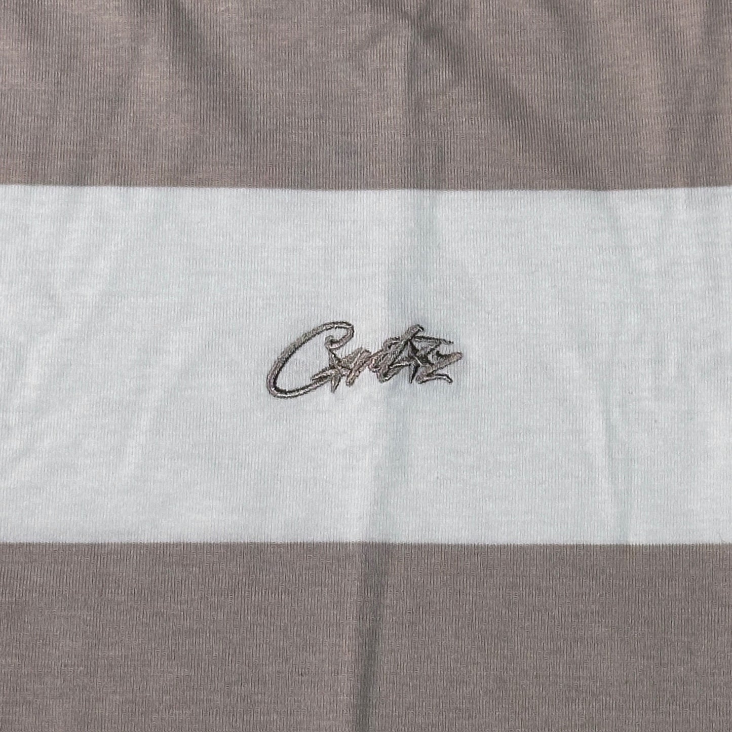 Corteiz Striped Tee - Grey