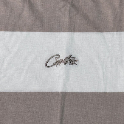 Corteiz Striped Tee - Grey