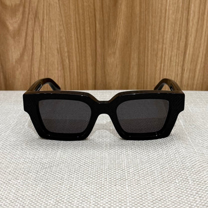 Off White Virgil Logo Sunglasses - Black & White