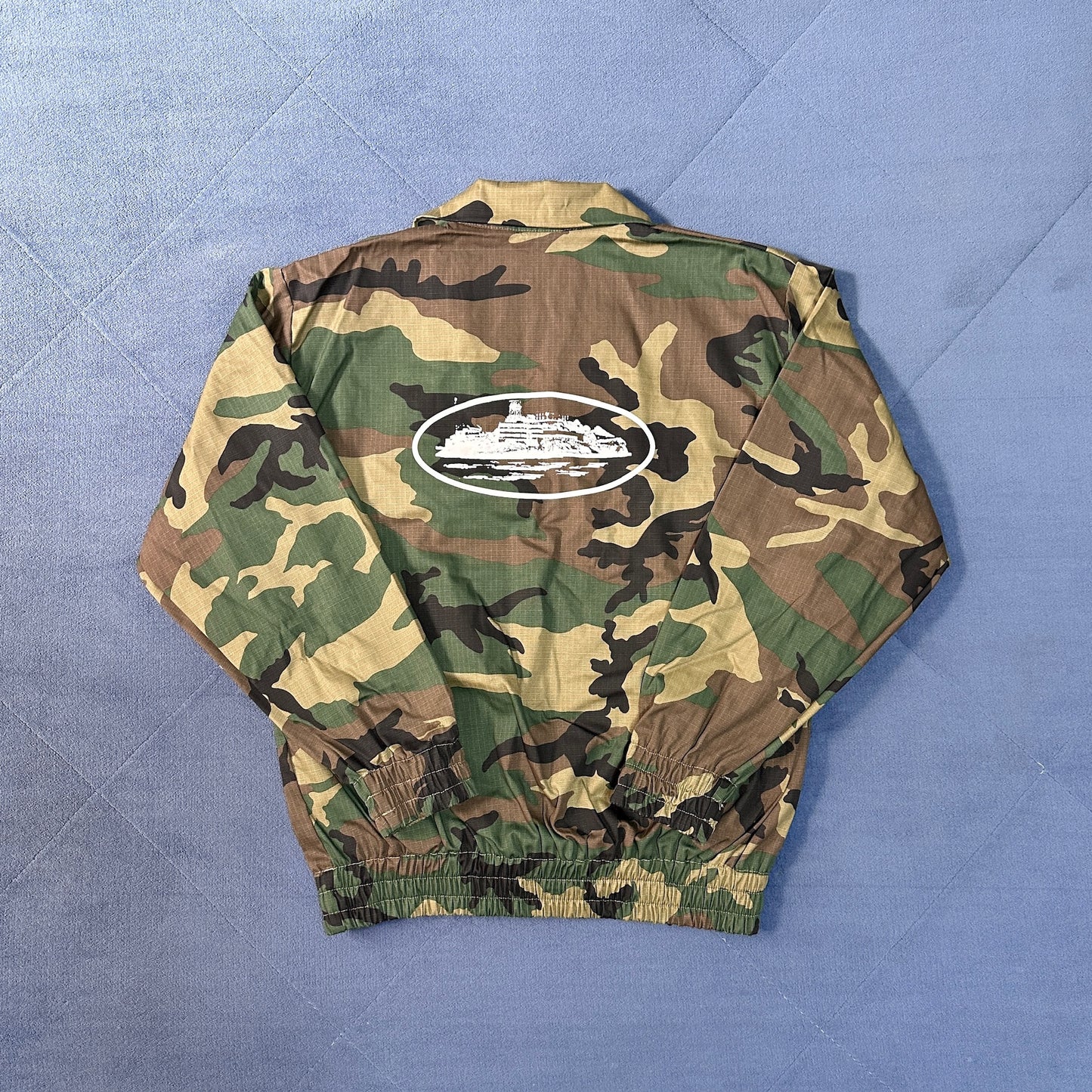 Corteiz Guerrillaz Drilltop - Woodland Camo