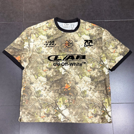 Off White L/AB Soccer Jersey - Camo