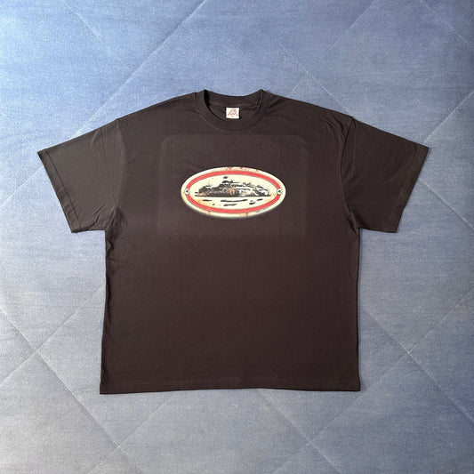 Corteiz Rusty Alcatraz Tee - Black