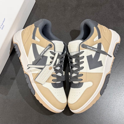 Off White Out Of Office - Beige & Dark Grey