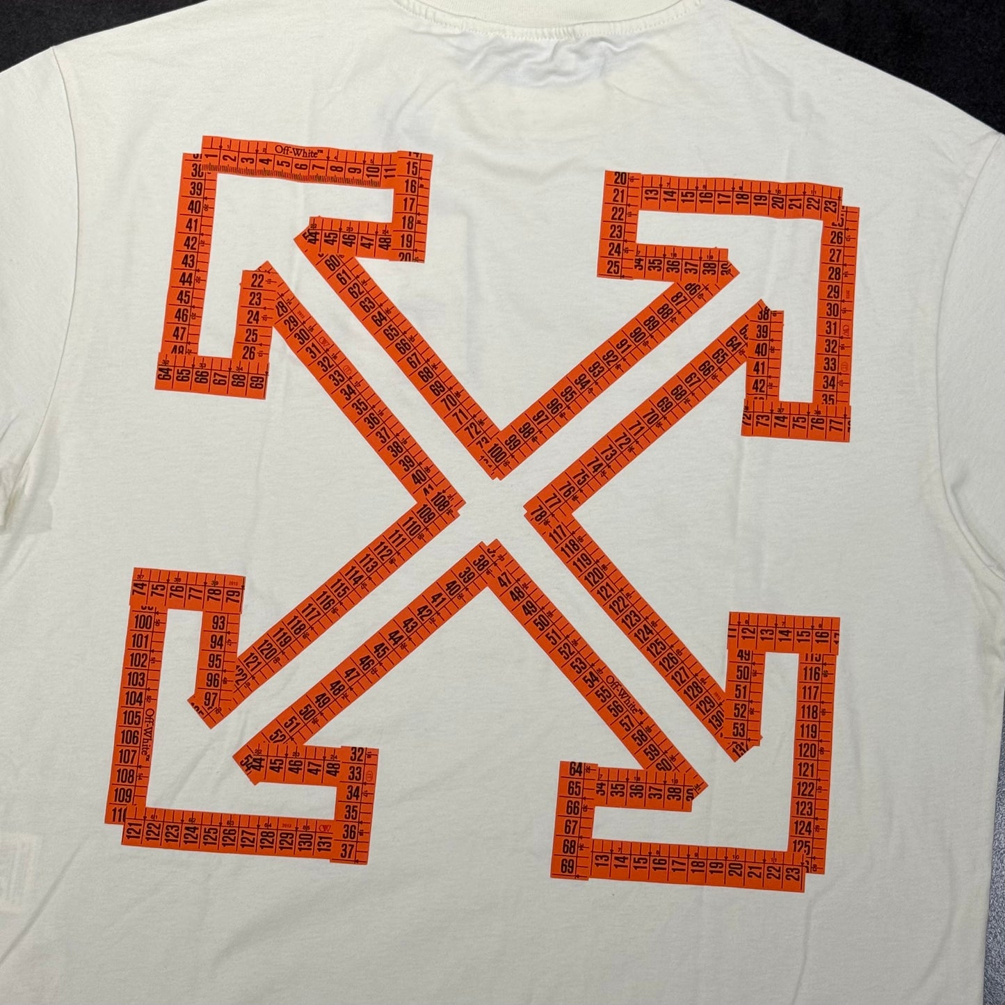 Off White Arrow Skate Tee - Vanilla
